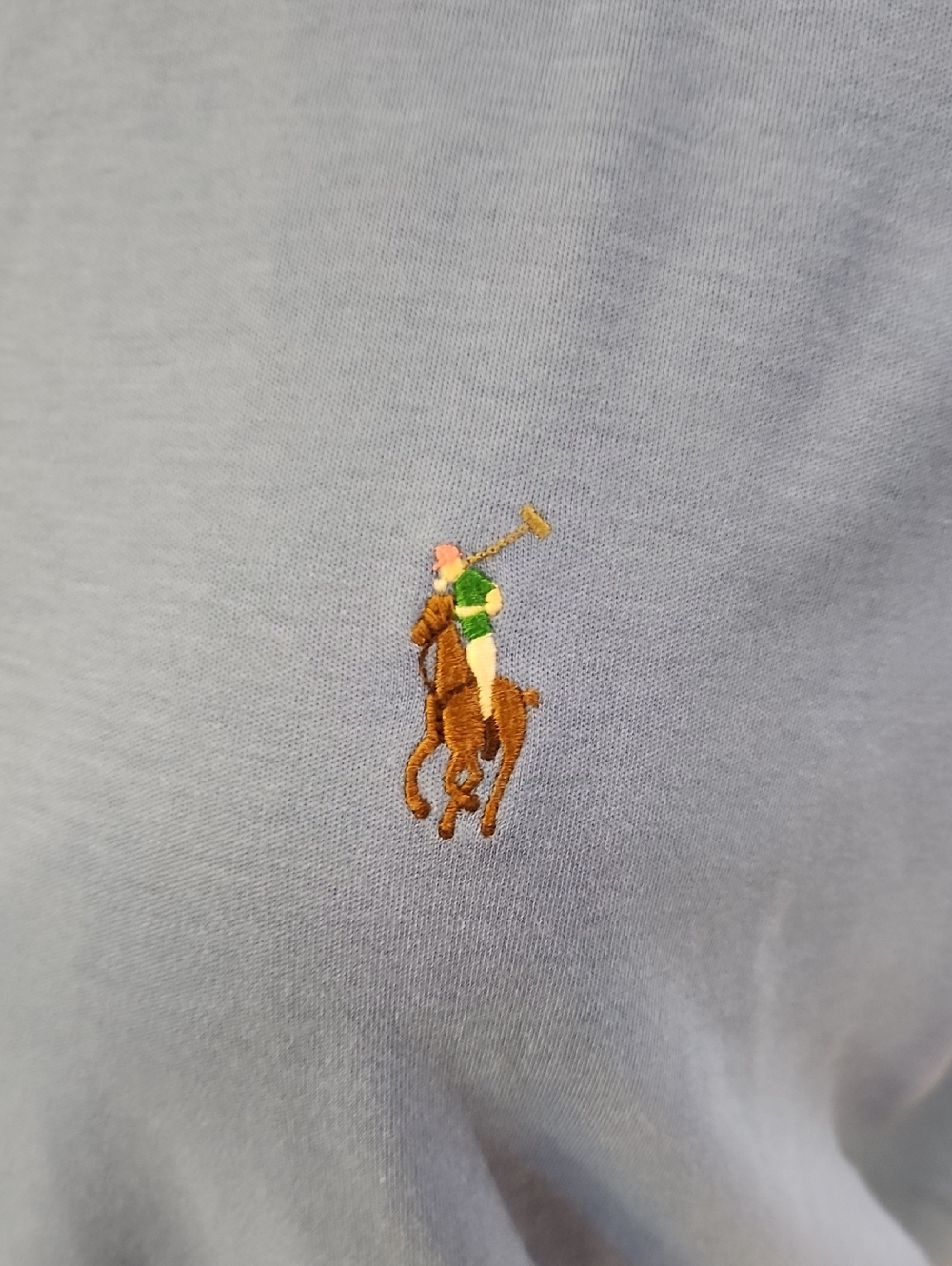 Polo RalphLauren Pima Soft Touch Cotton High-lowHem Shirt Embroidery Pony Preppy - Picture 2 of 9
